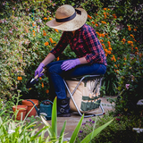 Foldable Garden Stool with 5 tools